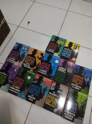 Coleção livros Arsene Lupin- 12 livros novos