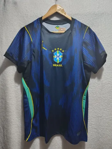 Camisa Azul do Brasil nacional Premium