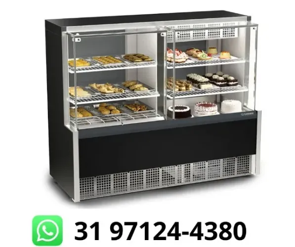 Balcão Refrigerado Barra Estufa 1,40 metros Gelopar