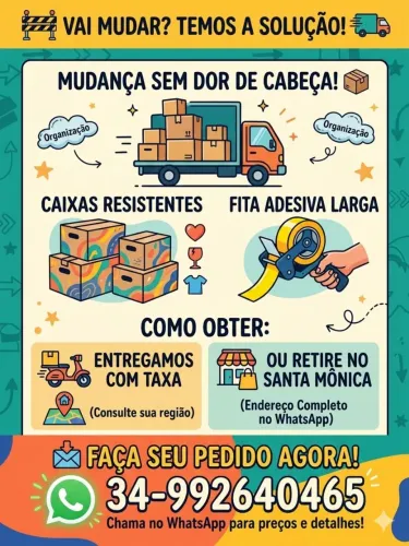 Caixas ? para ajudar na sua mudança
