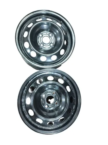 2 Rodas Ferro Toyota Yaris Aro 15 4x100 Original Roda Cabe Linha Toyota Honda Aro 15 4x100