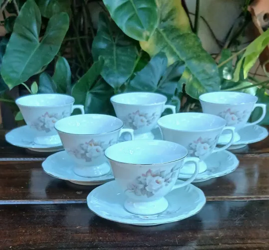 Jogo de xícaras de café Schmidt vitória 