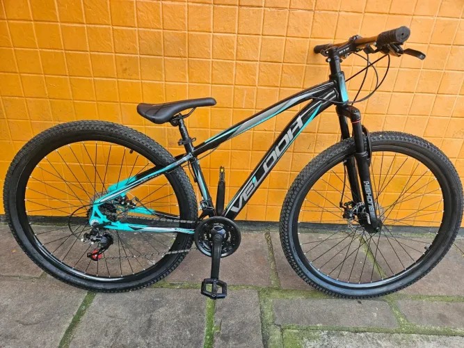 Bicicleta aro 29 freios a disco alumínio