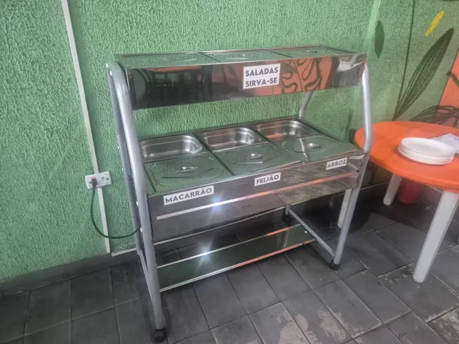 Rechaud 6 cubas quentes 