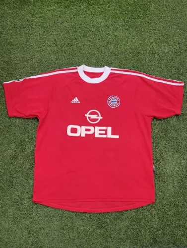 Camisa Bayern de Munique 2000 2001 Tam G relíquia de colecionador Usada Original da época