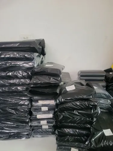 Lote Sacos pretos para embalalagens várias medidas