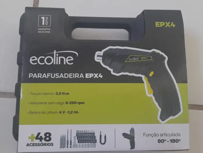 PARAFUSADEIRA ECOLINE NOVA NA CAIXA