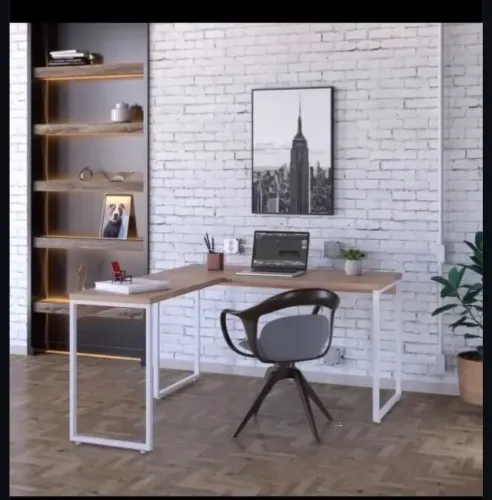 Mesa industrial em L direto da fabrica