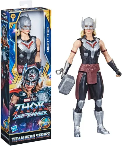  Marvel Avengers Titan Hero Series Lady Jane 30 cm e Acessórios F4136 Hasbro Nova Lacrada