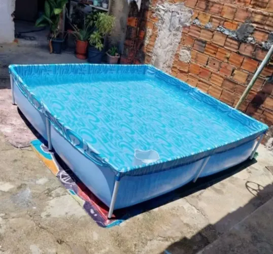 Piscina Quadrada 1500 Litros Nova