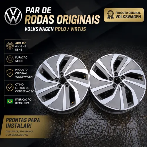 Par de roda Volkswagen Polo