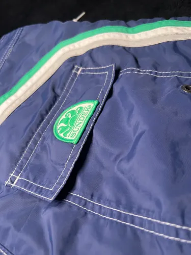 SHORT SUNDEK SEM ELÁSTICO | AZUL E VERDE