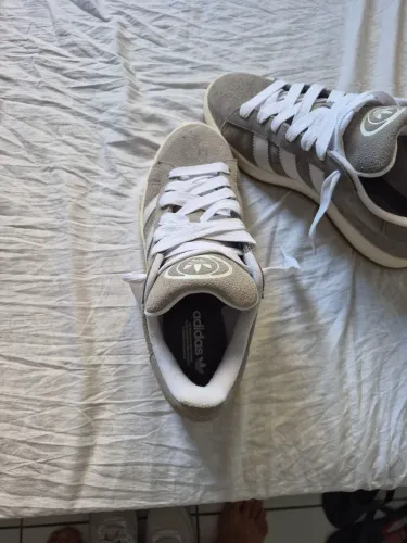 Tenis Campus Adidas Cinza Tam 45