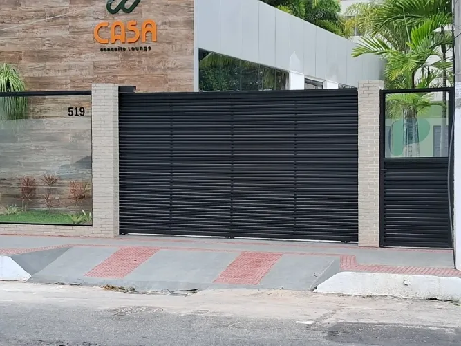 Portões em Alumínio, basculante, deslizante...TB manutenção e instalação,trilhos.