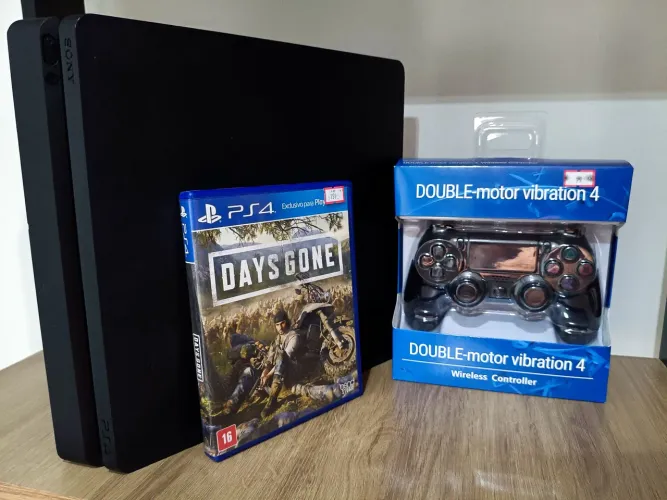Ps4 slim 1tb impecável kit completo só pegar e jogar 