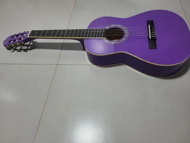 Violão Infantil Giannini Roxo (Acompanha Capa / Bag)