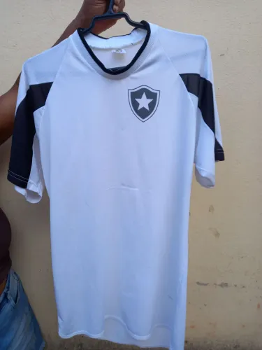 Camisa Botafogo branca tamanho G modelo torcedor