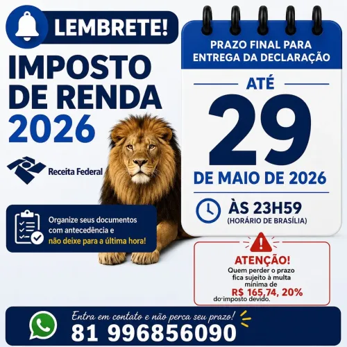 Imposto de renda 2026