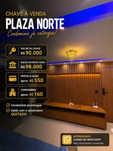 Imóvel para venda possui 55 metros quadrados com 2 quartos