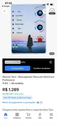 Massageador muscular 