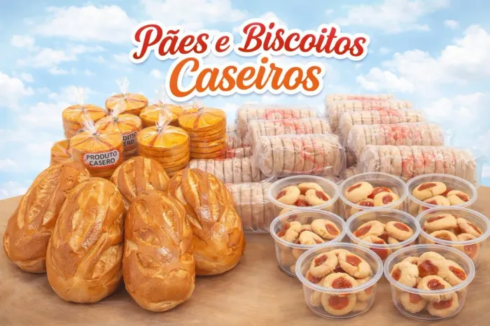 PÃES , BROAS E BOLACHÕES. 