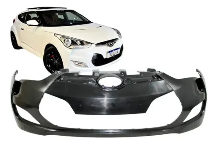 Para-choque Dianteiro Veloster 2014 2013 2012 2011 Novo Preto