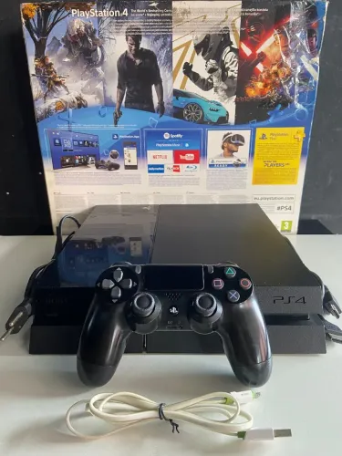 PS4 FAT 1TB DESBLOQUEADO C/30 JOGOS FIRMWARE 12.02_C/GARANTIA_SOMOS LOJA FÍSICA EM CAXIAS