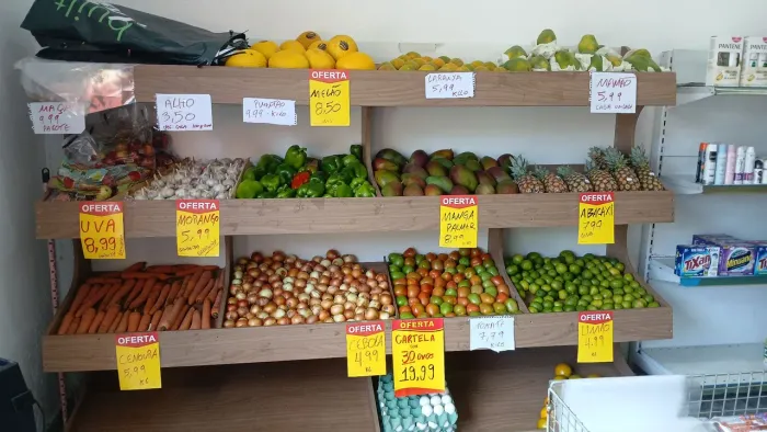 Expositora de frutas verduras e legumes