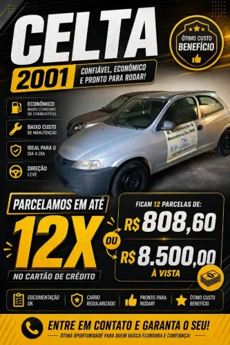 Chevrolet Celta 1.0/super/n.piq.1.0 MPFI VHC 8V 3P 2001