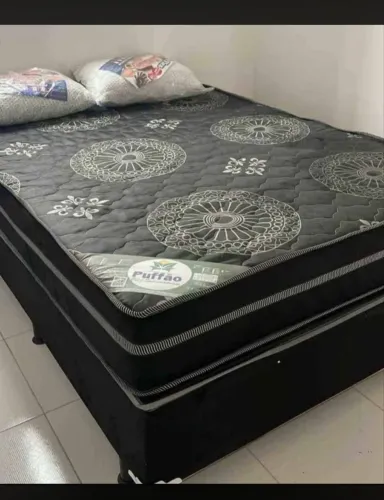 BASE SIMPLES + COLCHÃO COM MOLAS OU SEM FRETE GRÁTIS