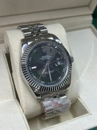 Rolex Datejust automático 41mm Aço Inox 904L 