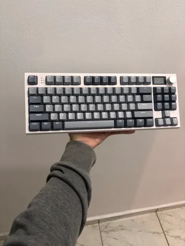Teclado Mecânico Attack Shark K86 Abnt 2 Sem Fio 75% Tft Rgb