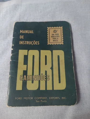 Manual original do caminhão Ford f100/350/600 excelente qualidade de conservação 
