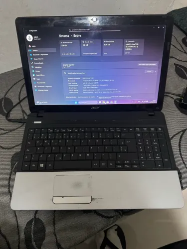 Notebook Acer i5 8gb ssd 240 W11