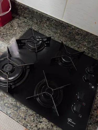 Cooktop Fischer tripla chama 4 bocas 220v