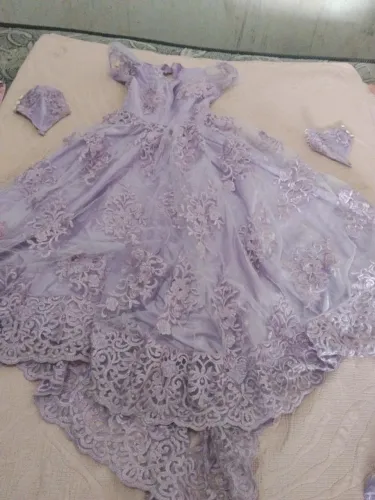 Vestido infantil de luxo