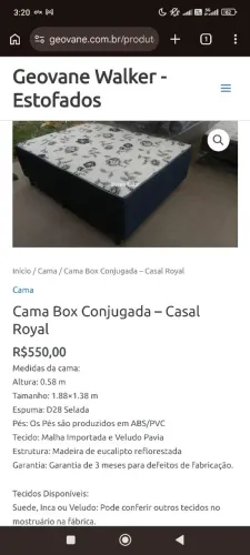 Cama Box Conjugada - Casal Royal