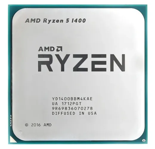 Processador AMD Ryzen 5 1400 de 4 núcleos e 3.4GHz