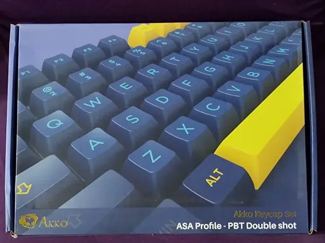 Keycaps Akko Macaw, ASA, PBT, ANSI, 199 Teclas - (NOVO)