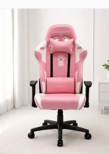 Cadeira game rosa