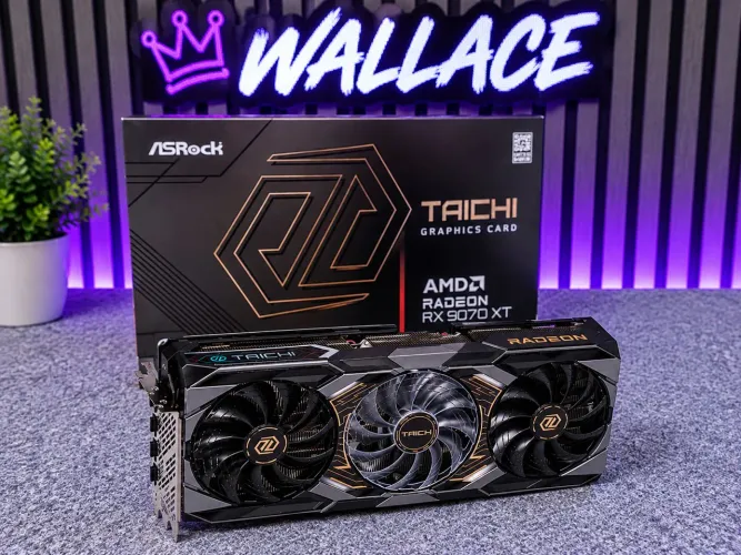 Rx 9070 XT Taichi TOP DE LINHA AMD