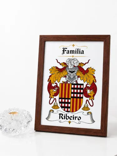 Quadro Brasão Familiar de Mesa, Confira!!