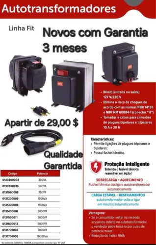 Transformadores com preços imbatíveis com nota de garantia 