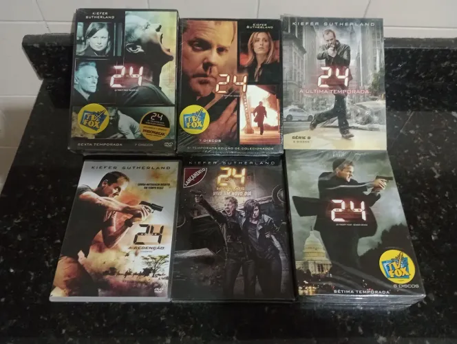24 Horas 5 a 8 Temporadas + Viva Um Novo Dia + Redenção em dvd