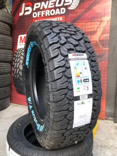 Pneu 265/70/R16 Xbri Brutus AT modelo com mais performance e agressividade.