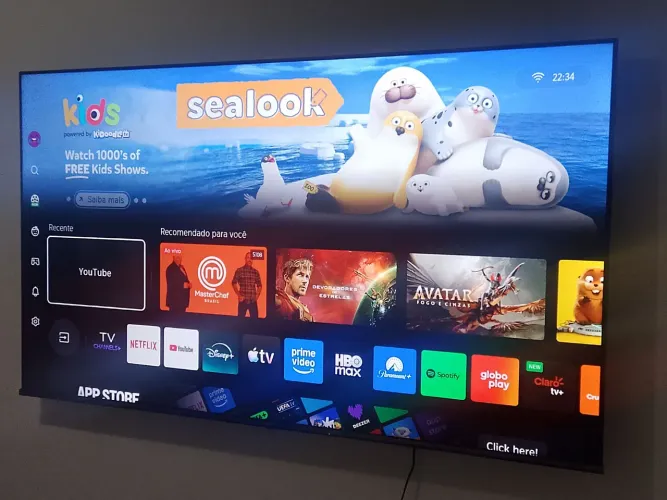 TV 65 4k SEMI NOVA