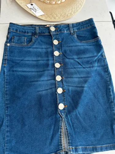 Saia jeans