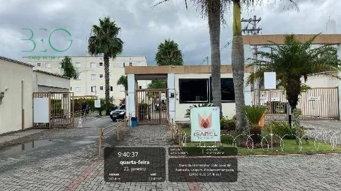 Apartamento com 2 dormitórios à venda, 44 m² por R$ 149.157,38 - Crispim - Pindamonhangaba
