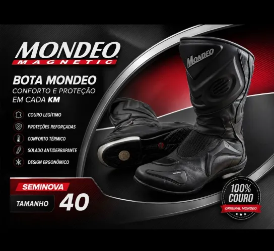 Bota Motociclista Mondeo 40