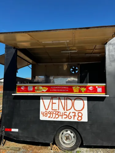 Trailer  de lanche com reboque